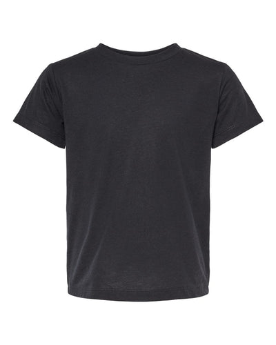 BELLA + CANVAS Toddler Triblend Tee - 3413T - Solid Black Triblend