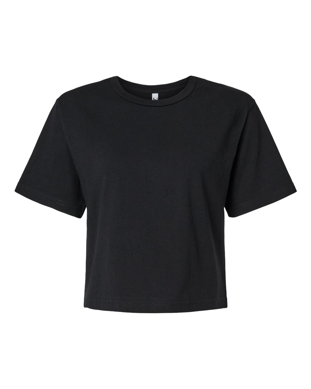 American Apparel Women's Fine Jersey Boxy Tee - 102 - Black
