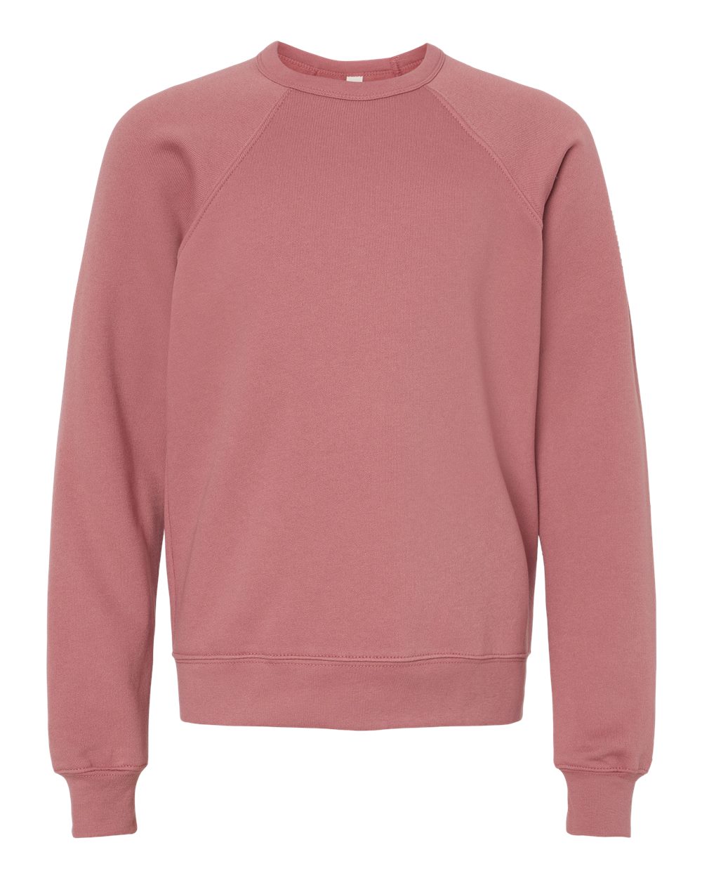 BELLA + CANVAS Youth Sponge Fleece Crewneck Sweatshirt - 3901Y - Mauve