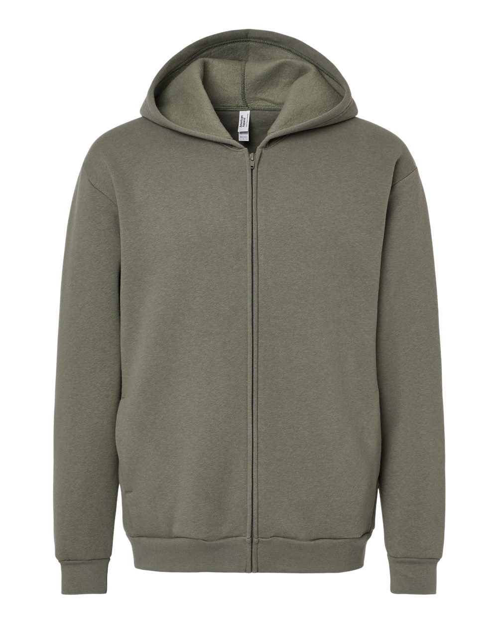 American Apparel Unisex ReFlex Fleece Full-Zip Hoodie Sweatshirt - RF497 - Lieutenant