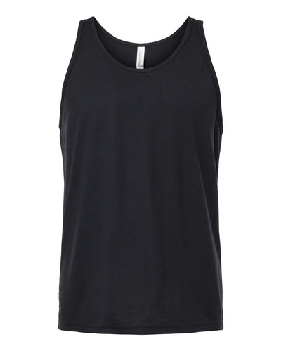 BELLA + CANVAS Unisex Triblend Tank - 3484 - Solid Black Triblend