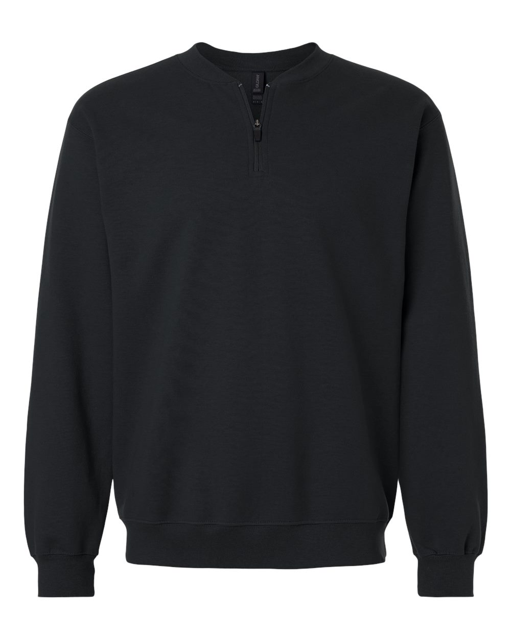 Gildan Unisex Softstyle® Midweight 1/4 Zip Sweatshirt - SF008 - Black
