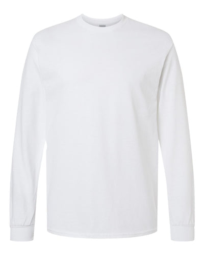 Gildan Unisex Heavy Cotton™ Long Sleeve T-Shirt - 5400 - White