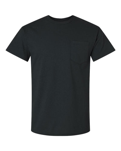 Gildan Unisex Ultra Cotton® Pocket T-Shirt - 2300 - Black