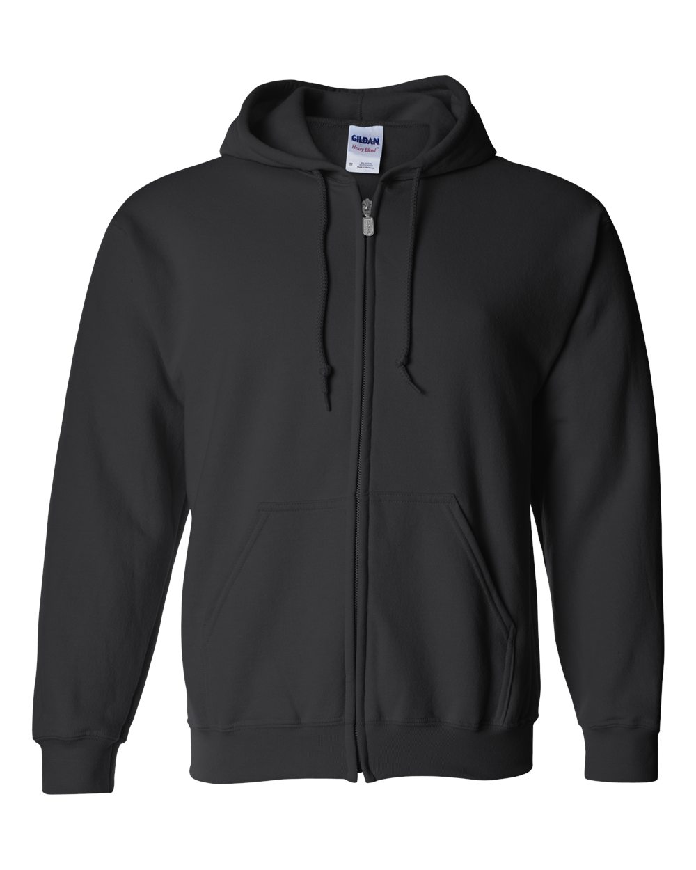 Gildan Unisex Heavy Blend™ Full-Zip Hooded Sweatshirt - 18600 - Black