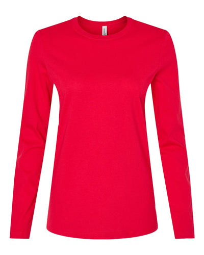 BELLA + CANVAS Women’s Jersey Long Sleeve Tee - 6500 - Red