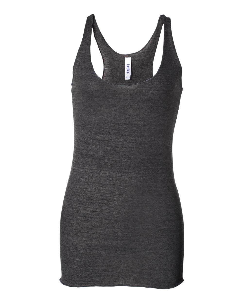 BELLA + CANVAS Women's Triblend Racerback Tank - 8430 - Charcoal Black Triblend