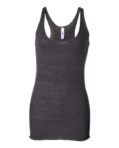 BELLA + CANVAS Women's Triblend Racerback Tank - 8430 - Charcoal Black Triblend