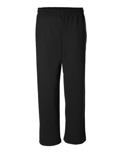 Gildan Unisex Heavy Blend™ Open-Bottom Sweatpants - 18400 - Black