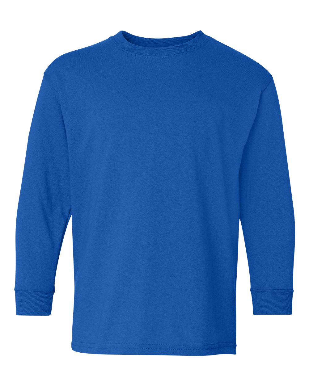 Gildan Youth Heavy Cotton™ Long Sleeve T-Shirt - 5400B - Royal