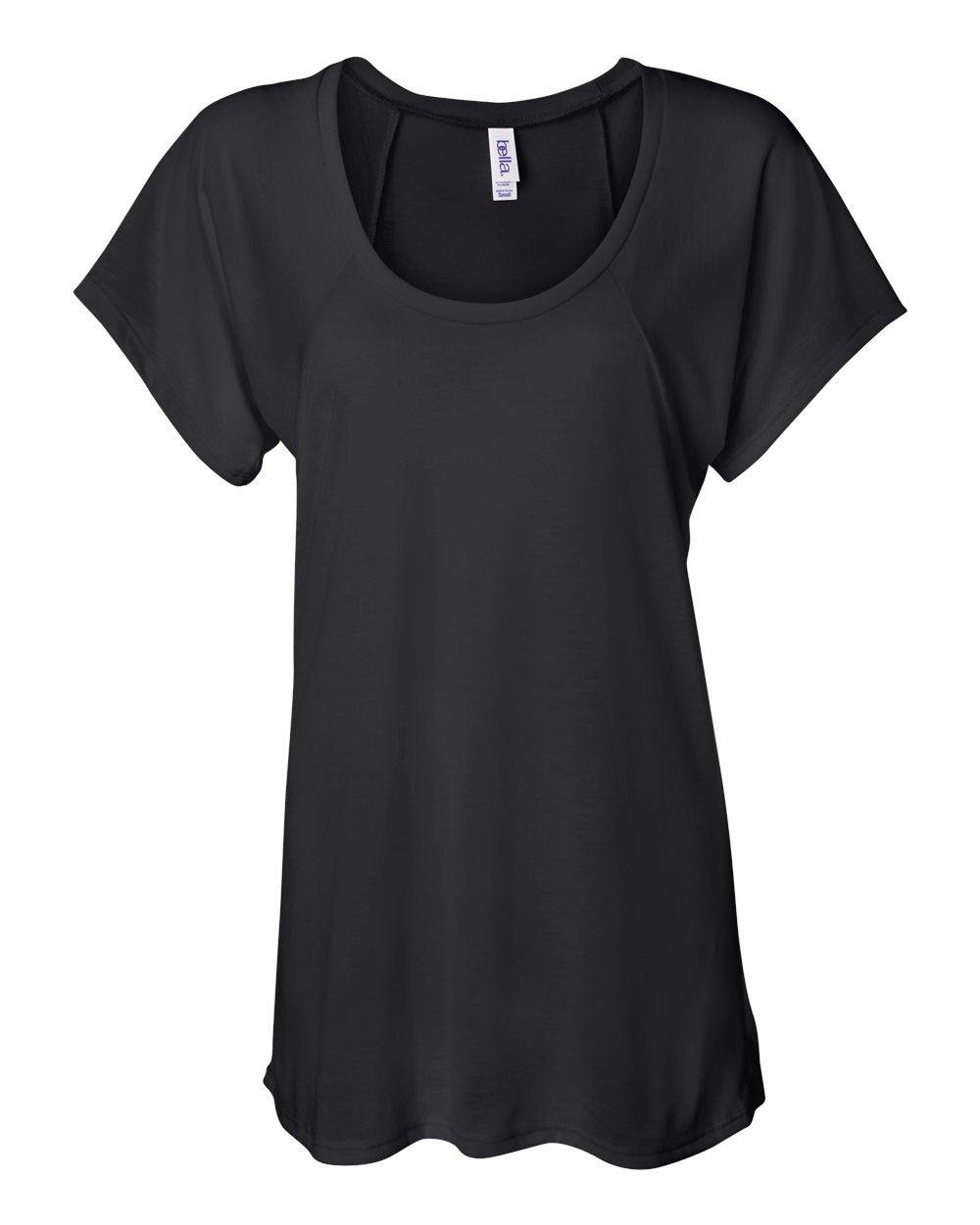 BELLA + CANVAS Women’s Flowy Raglan Tee - 8801 - Black