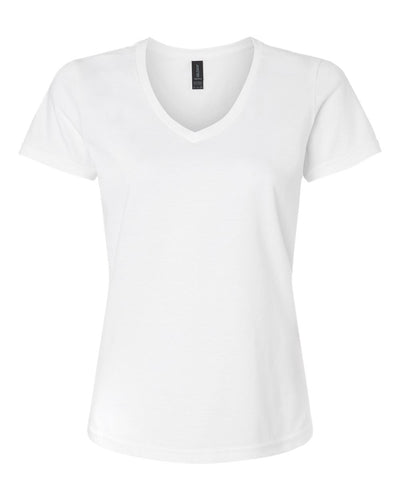 Gildan Women's Softstyle® V-Neck T-Shirt - 64V00L - White