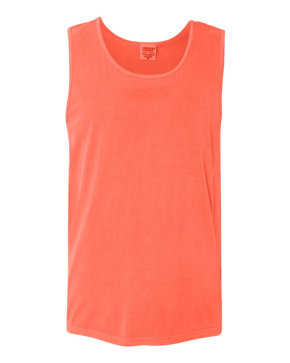 Comfort Colors Unisex Garment-Dyed Heavyweight Tank Top - 9360 - Neon Red Orange