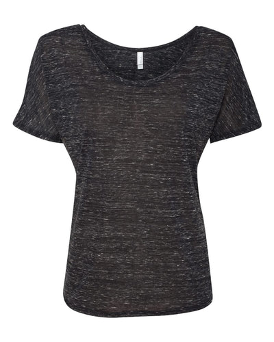 BELLA + CANVAS Women’s Slouchy Tee - 8816 - Black Marble