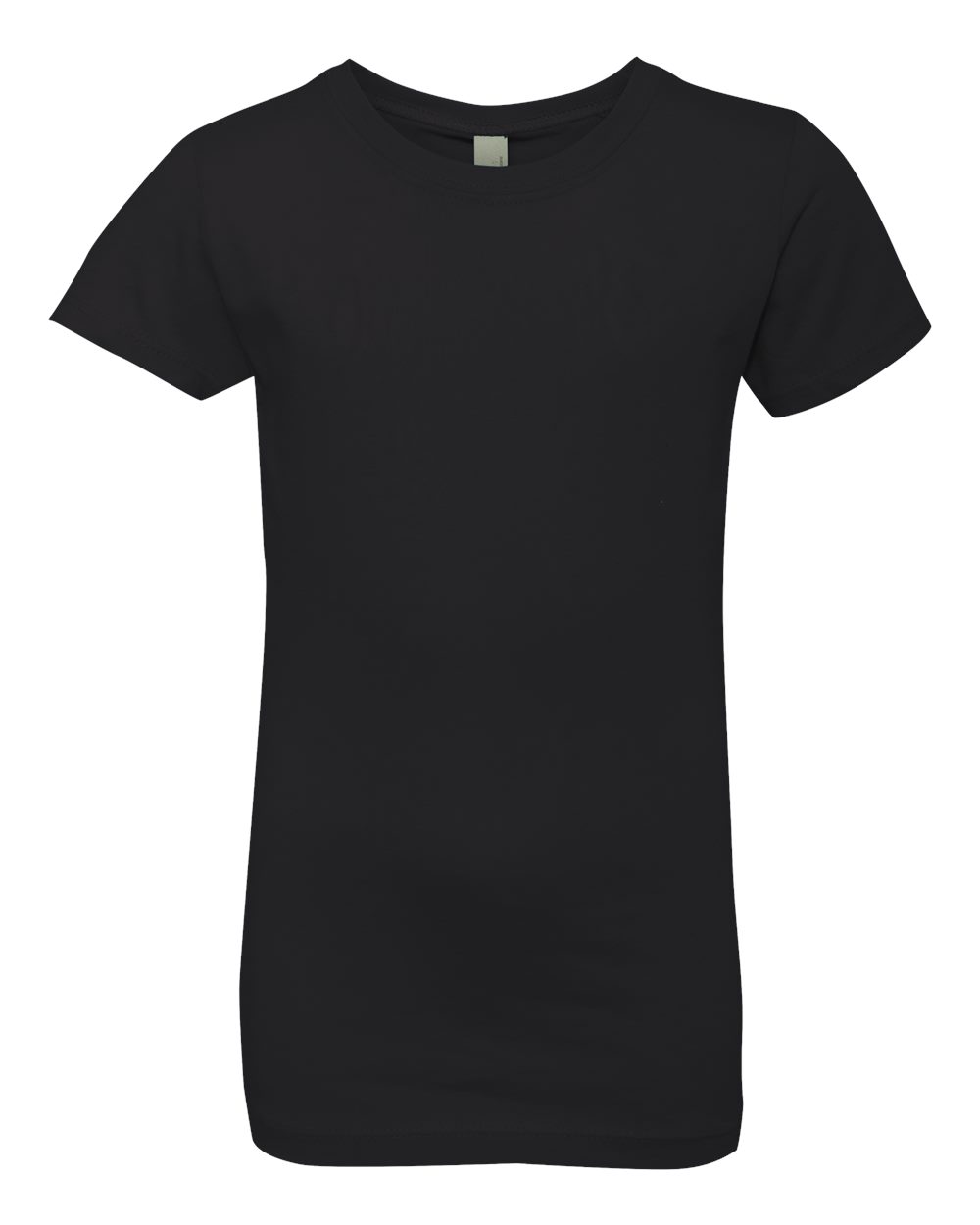 Next Level Girls’ Cotton Princess T-Shirt - 3710 - Black
