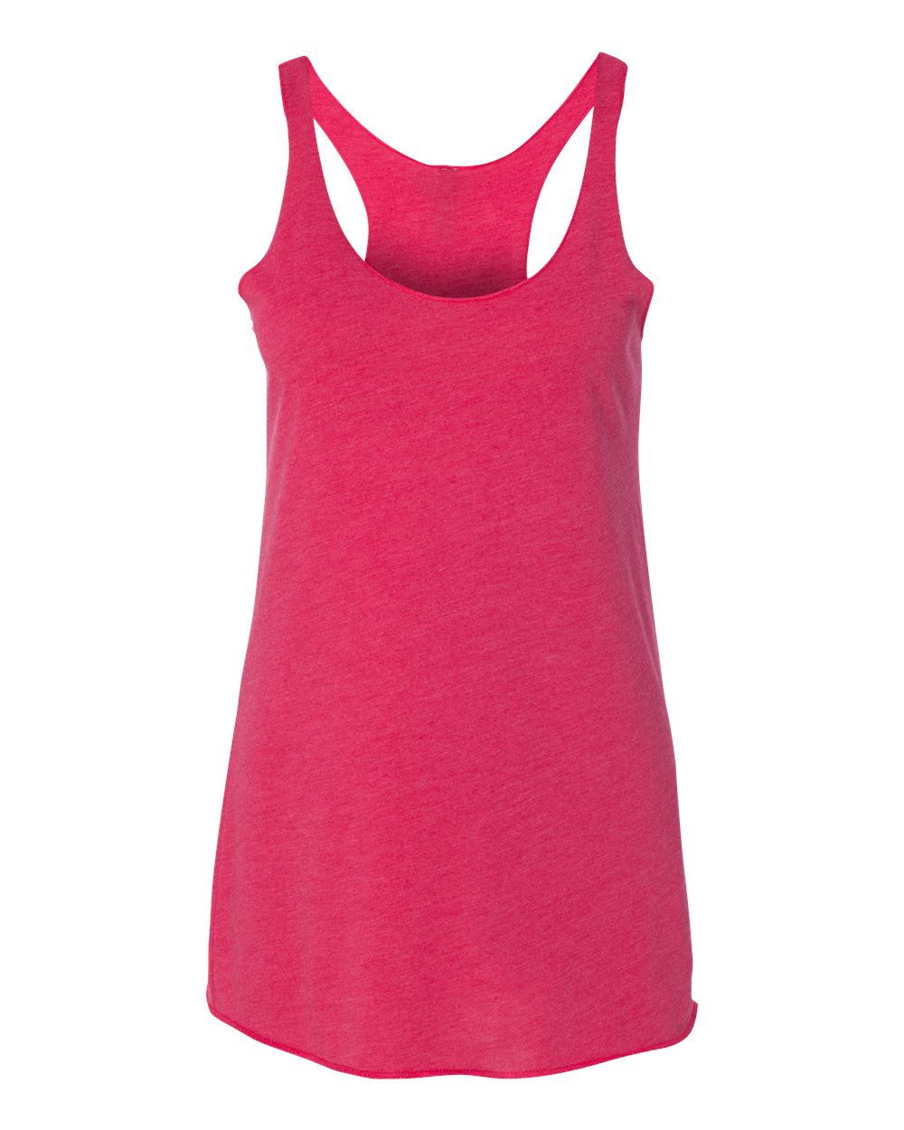 Next Level Women’s Triblend Racerback Tank - 6733 - Vintage Shocking Pink