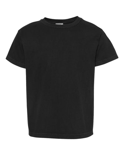 Comfort Colors Youth Garment-Dyed Heavyweight T-Shirt - 9018 - Black