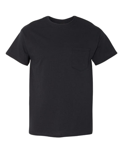 Gildan Unisex Heavy Cotton™ Pocket T-Shirt - 5300 - Black