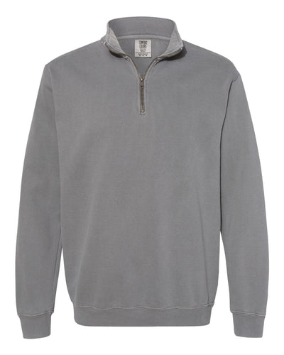 Comfort Colors Unisex Garment-Dyed Quarter-Zip Sweatshirt - 1580 - Grey