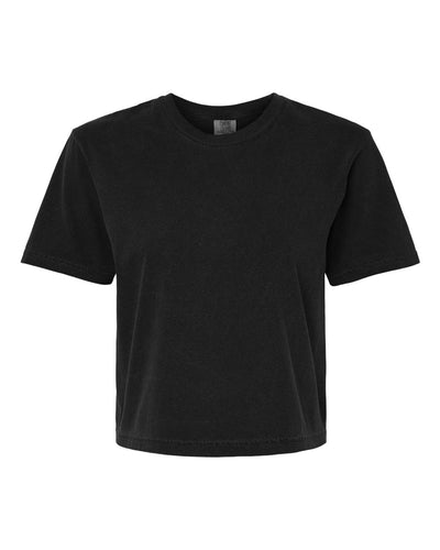 Comfort Colors Women's Garment-Dyed Heavyweight Boxy T-Shirt - 3023CL - Black