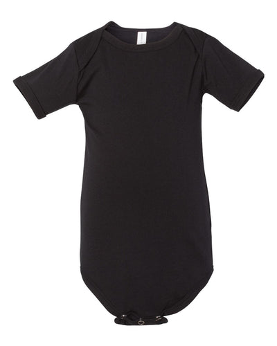 BELLA + CANVAS Infant Jersey One Piece - 100B - Black