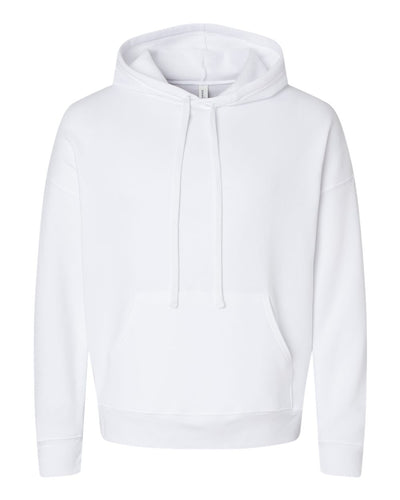 BELLA + CANVAS Unisex Sponge Fleece Drop Shoulder Hoodie Sweatshirt - 3729 - White