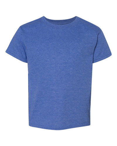 Gildan Youth DryBlend® T-Shirt - 8000B - Heather Deep Royal