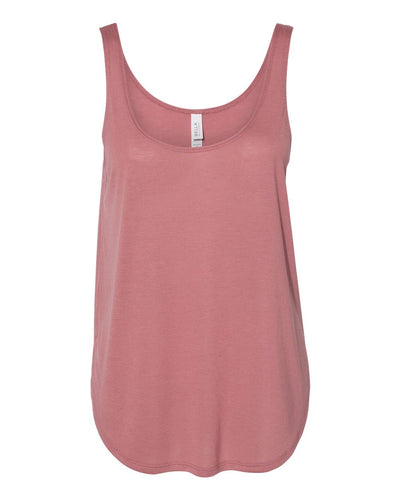 BELLA + CANVAS Women's Flowy Tank with Side Slit - 8802 - Mauve