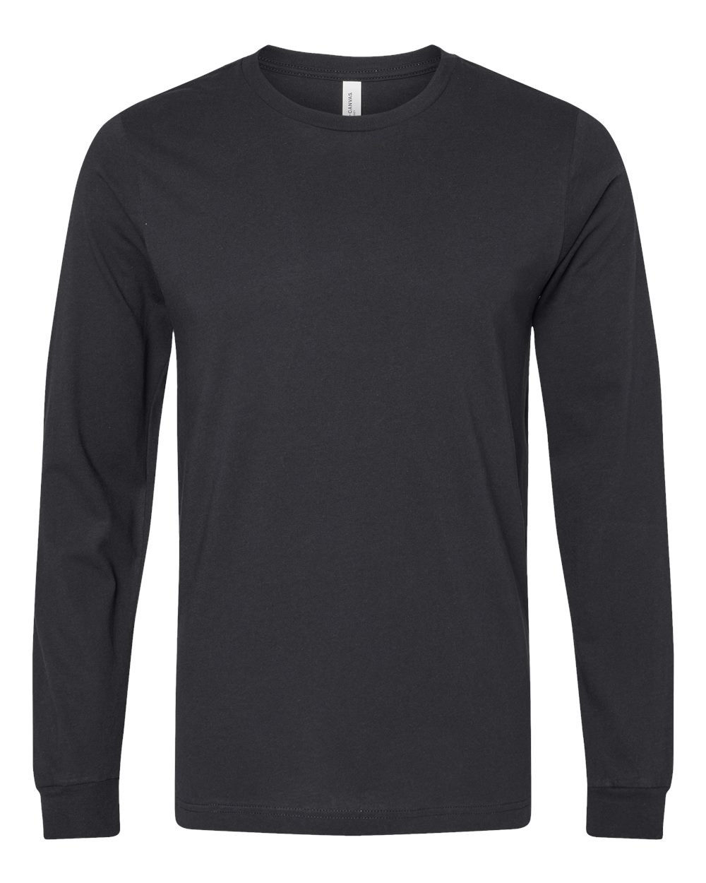 BELLA + CANVAS Unisex Jersey Long Sleeve Tee - 3501 - Vintage Black