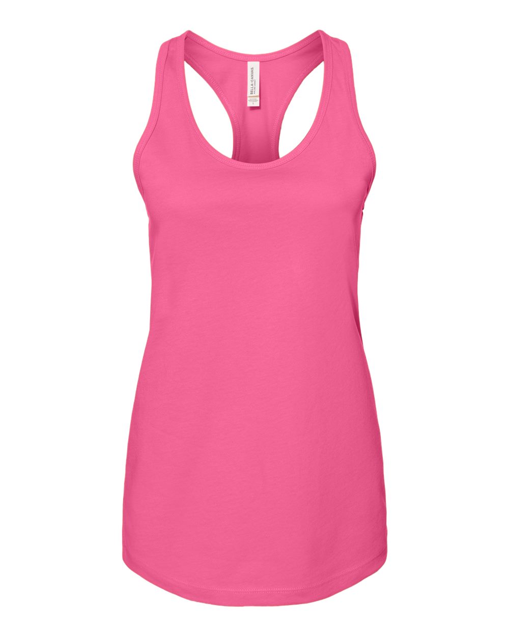 BELLA + CANVAS Women's Jersey Racerback Tank - 6008 - Charity Pink