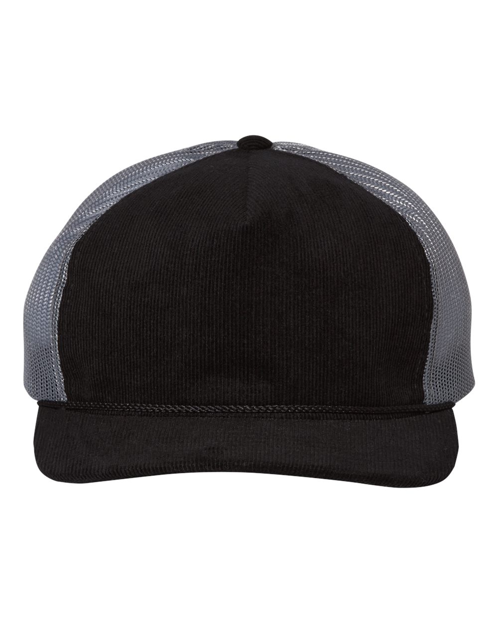 Richardson Troutdale Corduroy Trucker Cap - 930 - Black/ Charcoal