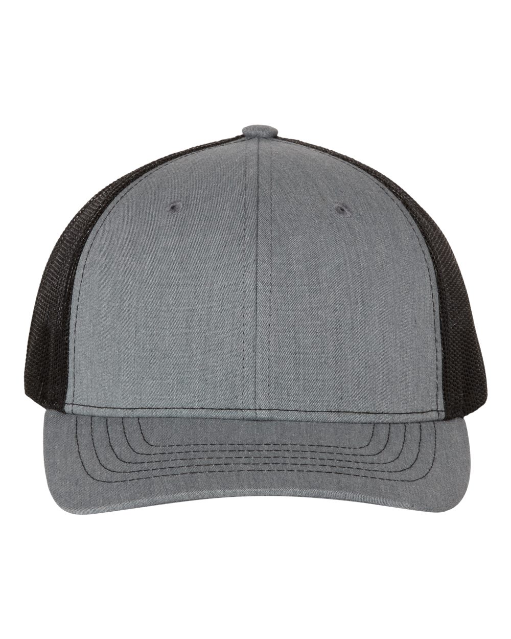 Richardson Youth Trucker Snapback Cap - 112Y - Heather Grey/ Black