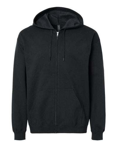 Gildan Unisex Softstyle® Full-Zip Hooded Sweatshirt - SF600 - Black