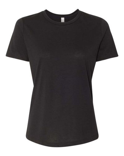 BELLA + CANVAS Women’s Relaxed Fit Triblend Tee - 6413 - Solid Black Triblend
