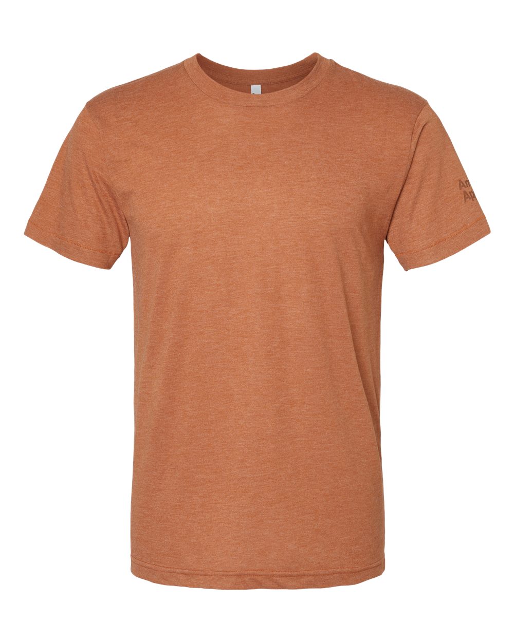 American Apparel Unisex Triblend Track Tee - TR401 - Tri-Rust