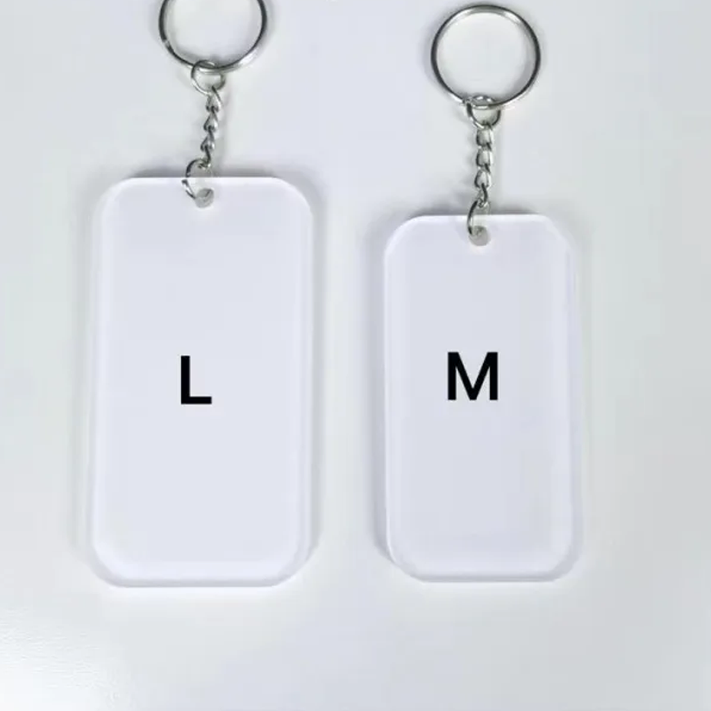 Sublimation Acrylic Keychains