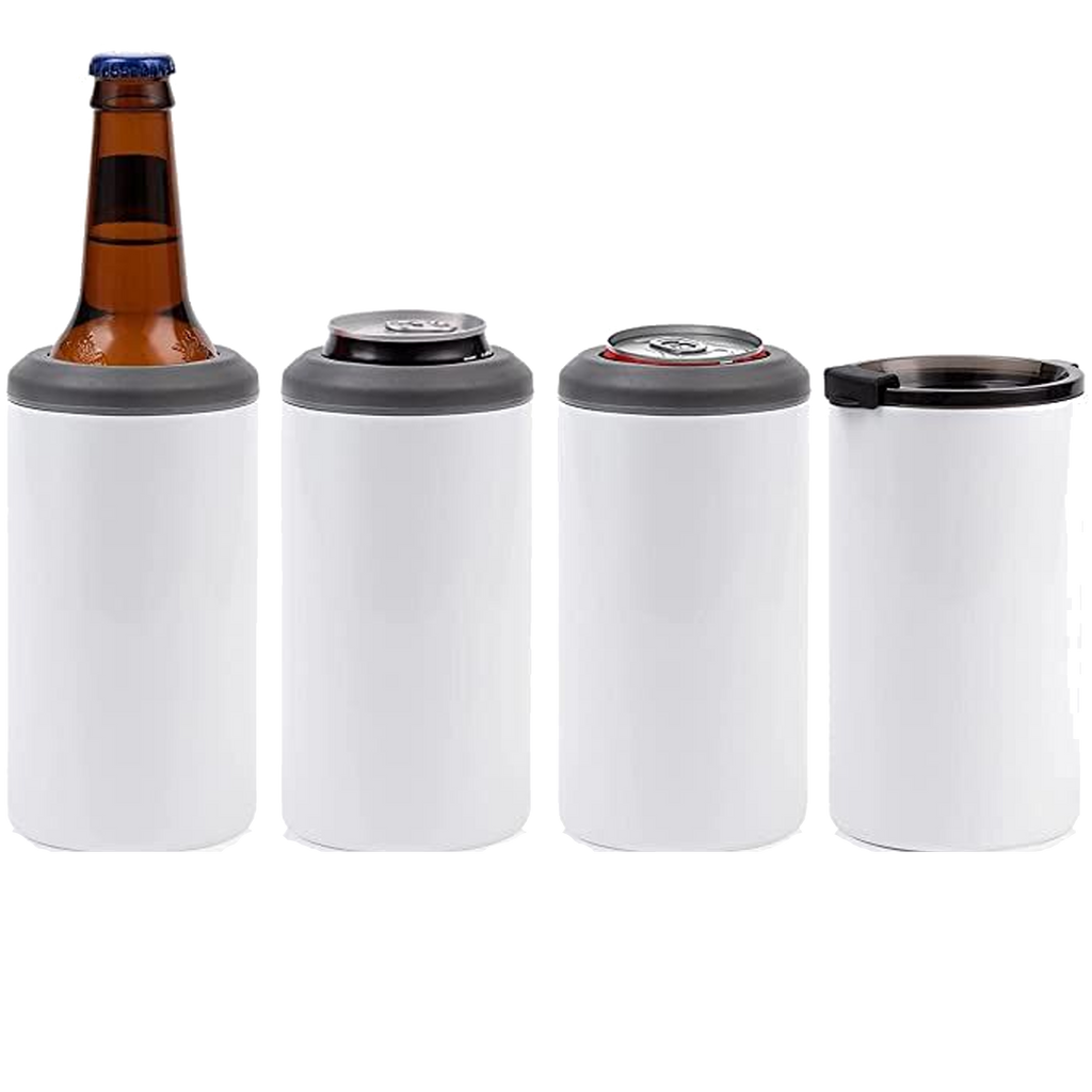 16oz 4 in 1 matte sublimation can cooler