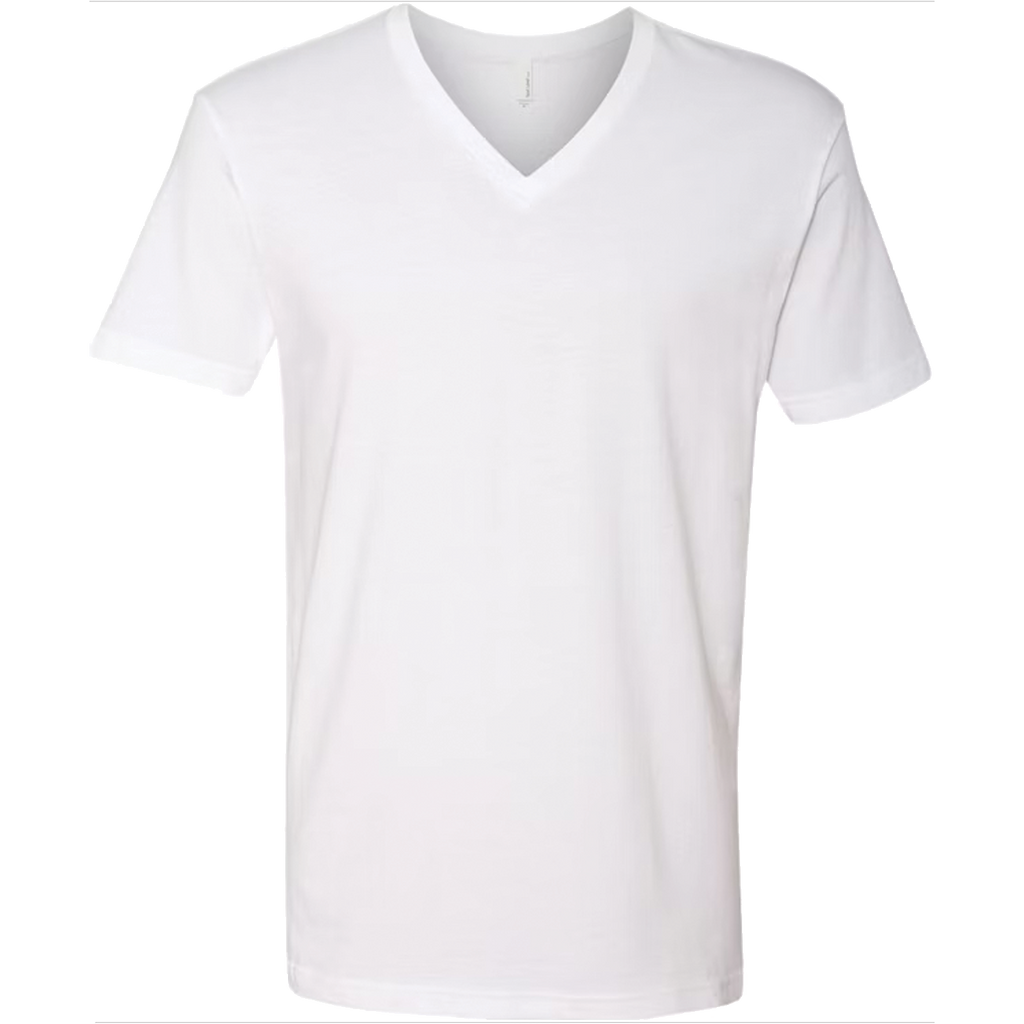 Premium Tees V-Neck (White)