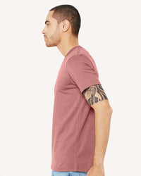 BELLA + CANVAS Unisex USA-Made Jersey Tee - 3001U - Mauve
