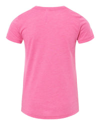 BELLA + CANVAS Youth Triblend Tee - 3413Y - Charity Pink Triblend