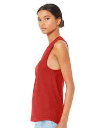 BELLA + CANVAS Women's Jersey Muscle Tank - 6003 - Red