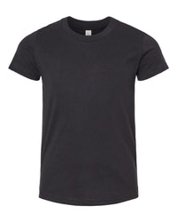 BELLA + CANVAS Youth CVC Jersey Tee - 3001YCVC - Solid Black Blend