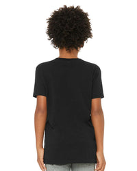 BELLA + CANVAS Youth CVC Jersey Tee - 3001YCVC - Solid Black Blend