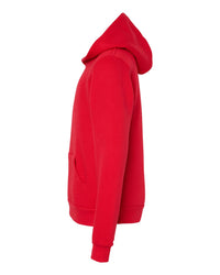 BELLA + CANVAS Youth Sponge Fleece Hoodie Sweatshirt - 3719Y - Red