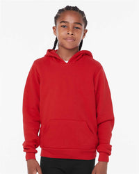 BELLA + CANVAS Youth Sponge Fleece Hoodie Sweatshirt - 3719Y - Red