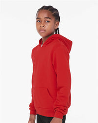 BELLA + CANVAS Youth Sponge Fleece Hoodie Sweatshirt - 3719Y - Red