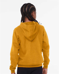 BELLA + CANVAS Youth Sponge Fleece Hoodie Sweatshirt - 3719Y - Heather Mustard