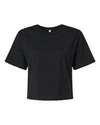 American Apparel Women's Fine Jersey Boxy Tee - 102 - Black