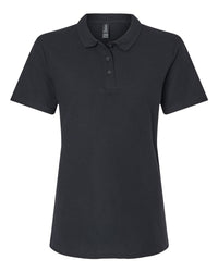 Gildan Women's Softstyle® Pique Polo - 64800L - Black