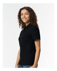 Gildan Women's Softstyle® Pique Polo - 64800L - Black